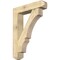 Ekena Millwork Balboa Craftsman Rough Sawn Bracket w/ Offset Brace, Douglas Fir, 8"W x 36"D x 48"H BKT0806X36X48BOA04RDF - alternate 1